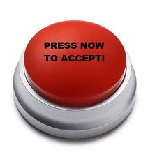 Red Acceptance Button